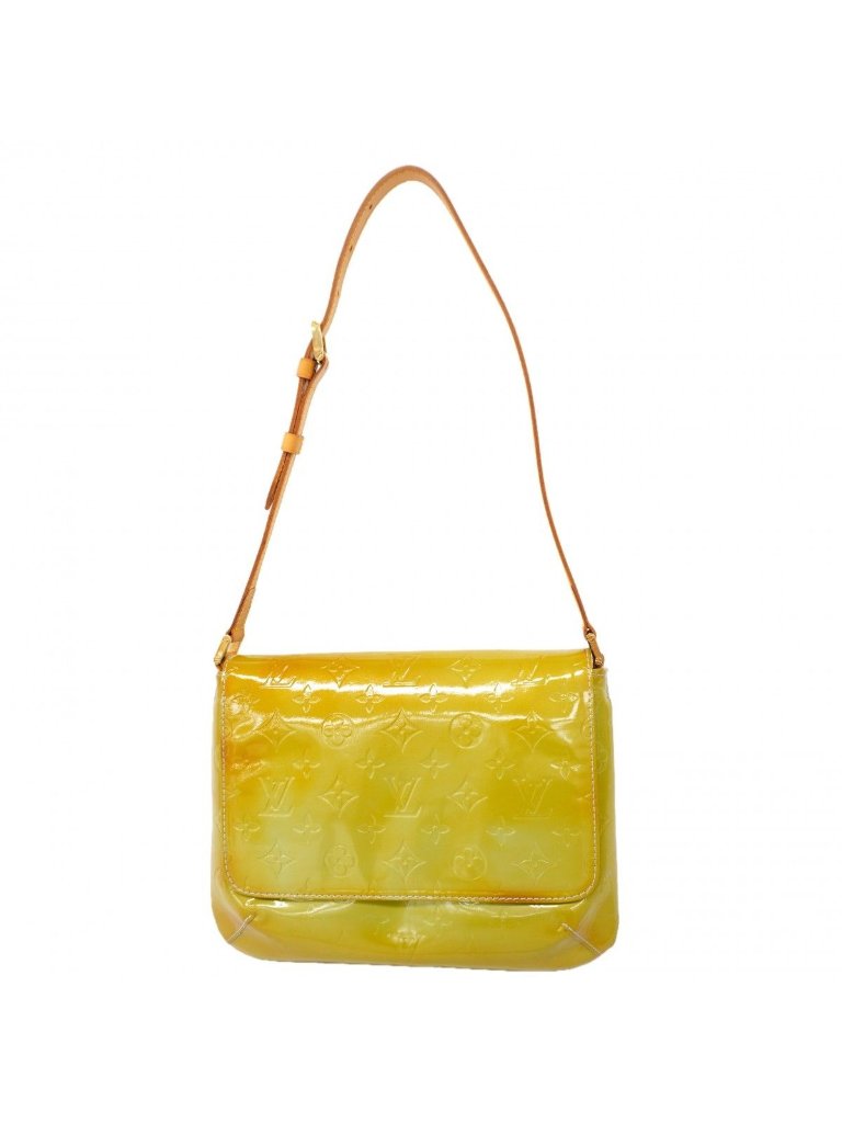 Louis Vuitton Shoulder Bag Vernis Thompson Street Baby Blue